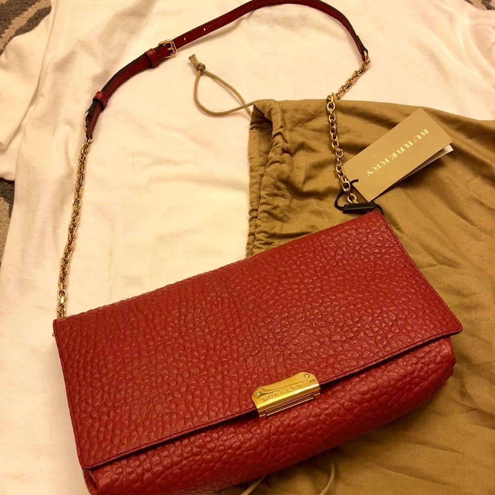 Burberry leather shoulder bag